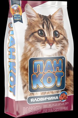 Пан Кот - Яловичина 10 кг, корм для котів на основі яловичиного м'яса 1596142360 фото