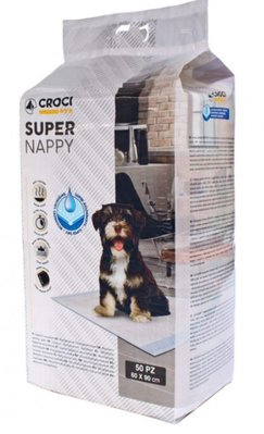 Пеленки Croci для собак "Super Nappy" 60х90, 50шт/уп (099531) 1679214696 фото