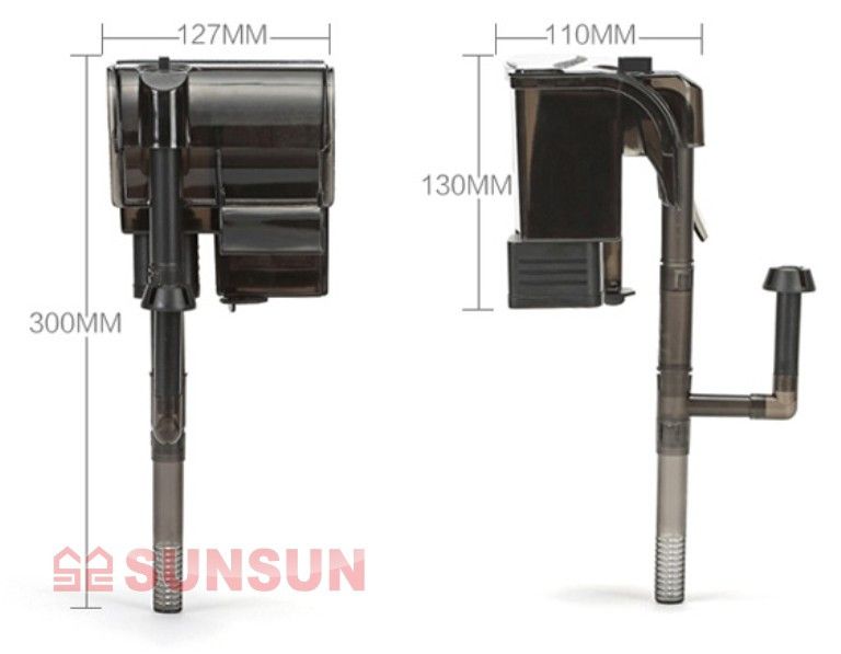 Фільтр зовнішній навісний SunSun HBL-501, 400 л/год, аэрлифтный фільтр 1365807328 фото