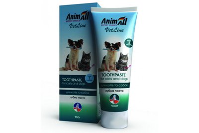 Зубна паста для котів та собак AnimAll VetLine, 100 мл (209681) 1988555302 фото