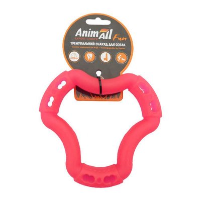 Игрушка AnimAll Fun кольцо 6 сторон, коралловый, 15 см 1380218385 фото
