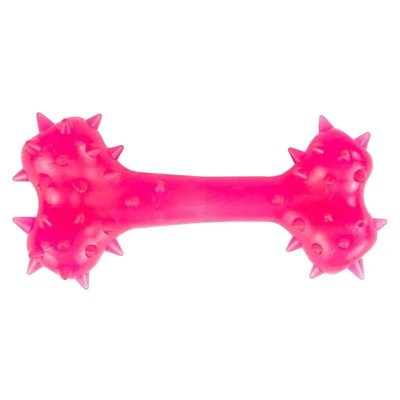Іграшка для собак кістка "AGILITY" 8см, рожева 1731236648 фото