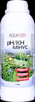 AQUAYER pH/KH мінус 1 л, для зниження карбонатної жорсткості 1237399276 фото