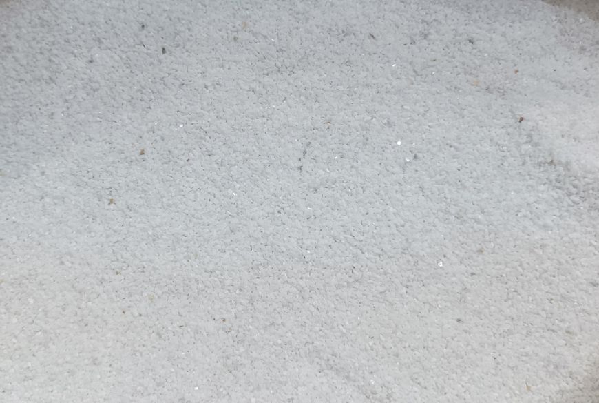 Ґрунт 35 акваріумний пісок сніжно-білий крихта мармурова (0,8-1.5мм), 1 кг 1966807301 фото