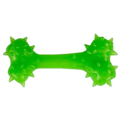 Іграшка для собак кістка "AGILITY" 8см, зелена 1731238672 фото
