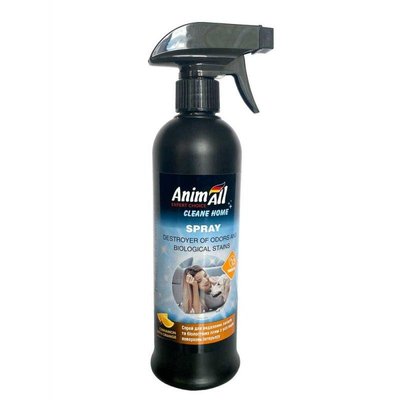 AnimAll Cleane Home Spray Спрей знищувач запахів та біологічних плям, кориця з апельсином 1707284506 фото