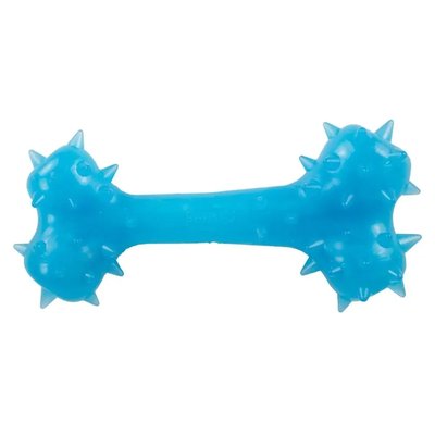 Іграшка для собак кістка "AGILITY" 8см, блакитна 1731239044 фото