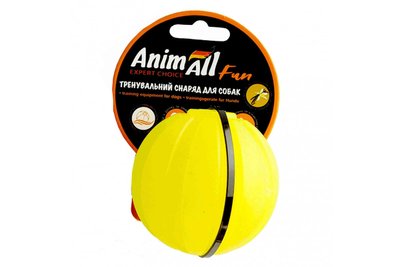 Іграшка AnimAll Fun тренувальний м'яч, жовтий, 5 см 1367320928 фото