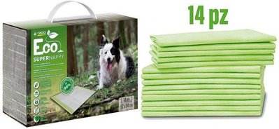 Пеленки Croci для собак одноразовые, SUPER NAPPY ЕСО абсорбирующие, 84х57 см, 14 штук (214842) 1679240881 фото
