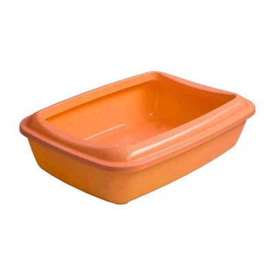 Туалет для кошек под наполнитель с лопаткой CNR-106 50х37х13.5 см Animall, Оранжевый 1733335626 фото
