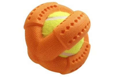 Іграшка AnimAll GrizZzly тенісний м'яч 9536 L 11х11х11см помаранчевий 1372657369 фото