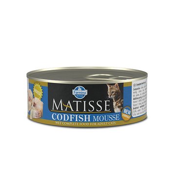 Вологий корм Farmina Matisse Cat Mousse Codfish для дорослих котів, з тріскою, 85 г (*) 2368511985 фото