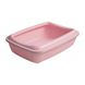 Туалет для кішок під наповнювач з лопаткою CNR-106 50х37х13.5 см Animall, Рожевий 1733338039 фото 1
