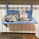 Лежак Гамак на батарею радиатор для кошек Пухнастики (серый) 47*32*20 см ГП-1 2075227003 фото 4