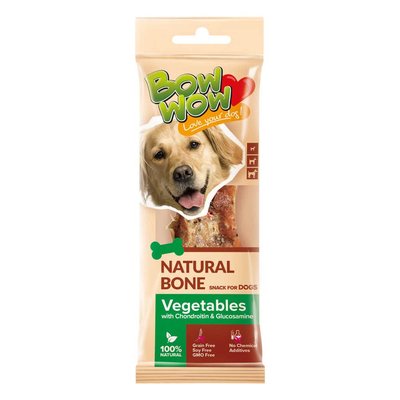 Лакомство для собак BowWow snack Natural Bone Натуральная кость из Овощей с хондроитином и глюкозамином 2134696210 фото