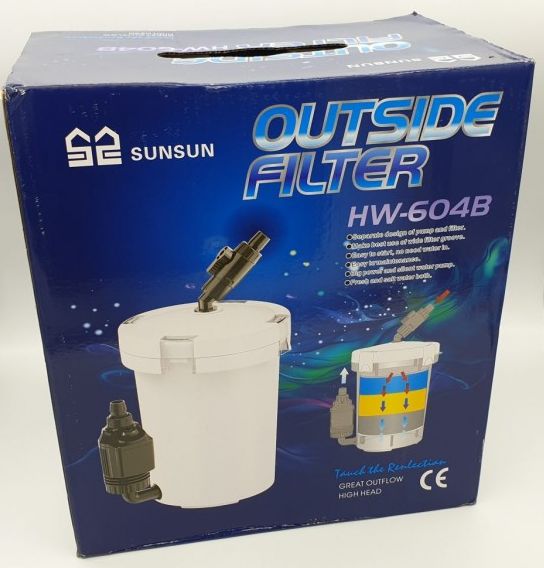 Зовнішній біологічний фільтр SunSun HW-604B 800 л/год для акваріума 60-150 л (01553) 2058349755 фото
