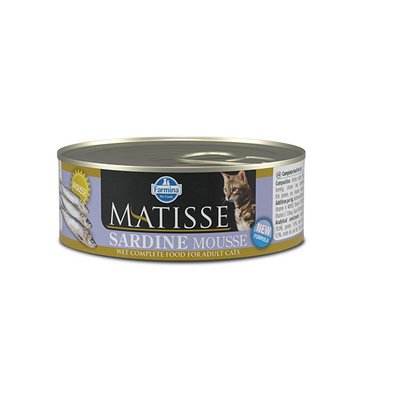 Вологий корм Farmina Matisse Cat Mousse Sardine для дорослих котів, з сардиною, 85 г (*) 2368511989 фото