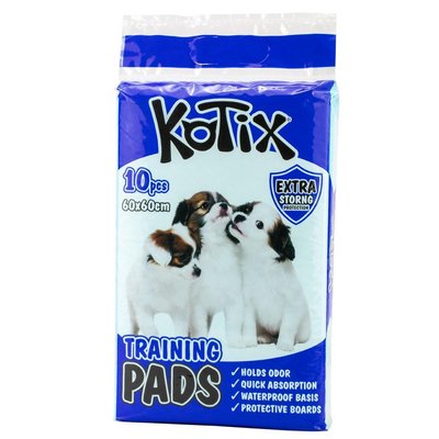 Одноразові пелюшки для собак Kotix Premium 60*60 см, 10 шт/уп 1335 2022729054 фото