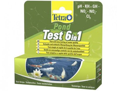 Tetra Test Pond 6in1 Набор индикаторных тестов для прудовой воды 25 шт. (192713) 2045086459 фото