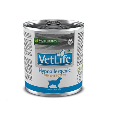 Вологий корм Farmina Vet Life Hypoallergenic Fish&Potato для собак, при харчовій алергії, 300 г (*) 2368512002 фото