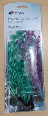 Набір Resun з 3-х шт PLK-139 (20,20,15см) акваріумні рослини з пластику 1655183722 фото