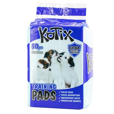 Одноразові пелюшки для собак Kotix Premium 60*60 см, 50 шт/уп 1342 2022734588 фото