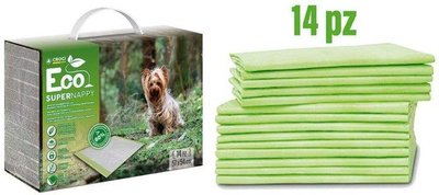 Пеленки Croci для собак одноразовые, SUPER NAPPY ЕСО абсорбирующие, 57х54 см, 14 шт/уп (214712) 2088701352 фото
