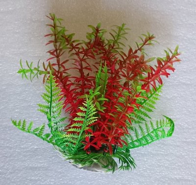 Растение пластиковое водоросли CROCI TROPICAL PLANT3 искусственное, Декорация для аквариума 14-17см A8011193 2196335222 фото