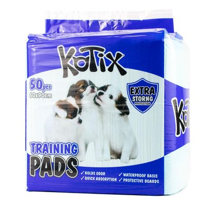 Одноразові пелюшки для собак Kotix Premium 60*90 см, 50 шт/уп 1366 2022735165 фото