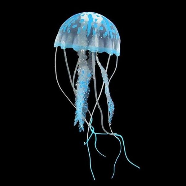 Декорація для акваріуму Медуза AM001011CB 10х10х20см синій 1691128966 фото