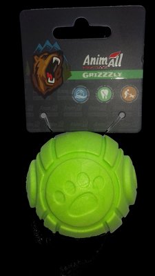 Іграшка AnimAll GrizZzly м'ячик з ароматом зеленого яблука зелений 6см 1390873033 фото