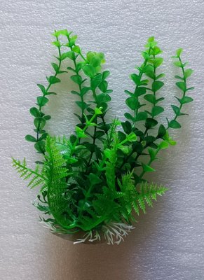 Растение пластиковое водоросли CROCI TROPICAL PLANT4 искусственное, Декорация для аквариума 14-17см A8011193 2196335290 фото