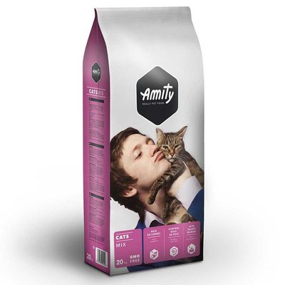 Сухий корм для дорослих котів AMITY ECO LINE CATS MIX мікс м'яса, 20 кг (*) 2353518998 фото