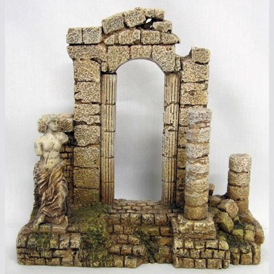 Декорація для акваріума керамічна Грецька арка 17x17,5x16,8 см, А8011637 2114490699 фото