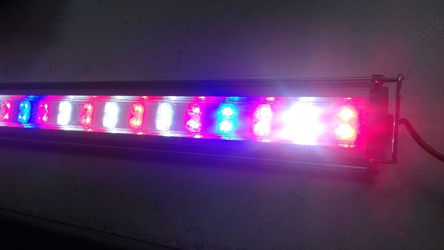 LED світильник SunSun LED 6W SL-300, 30 см (26-41 см) с рожевим світлом 1261887594 фото