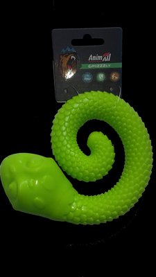 Іграшка AnimAll GrizZzly змійка зелений d-15см 1390878397 фото