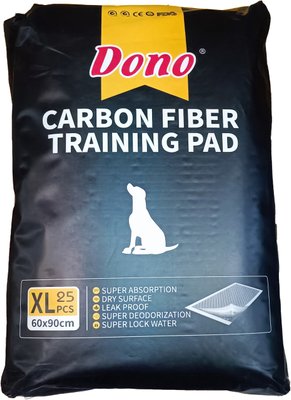 Пеленки DONO для собак и щенков с активированным углём XL, 60х90 см, TPA-04, 25 штук 2122540556 фото