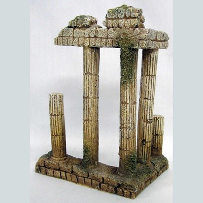 Декорация для аквариума керамическая Греческая колоннада с аркой 10,7x8x14,6см А8011638 2114497147 фото