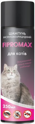 Шампунь FIPROMAX (Фіпромакс) від бліх інсектоакарицидний с пропоскуром для котов, 250 мл 1731466615 фото