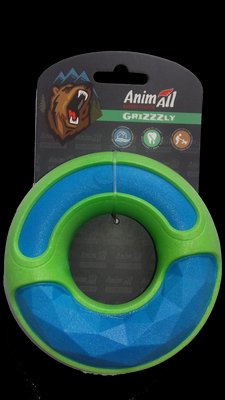 Игрушка AnimAll GrizZzly двойное кольцо сине-зелёное d-12см 1390920599 фото