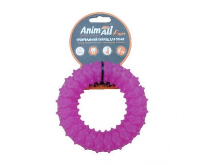 Іграшка AnimAll Fun кільце з шипами, фіолетовий, 12 см 1377665184 фото