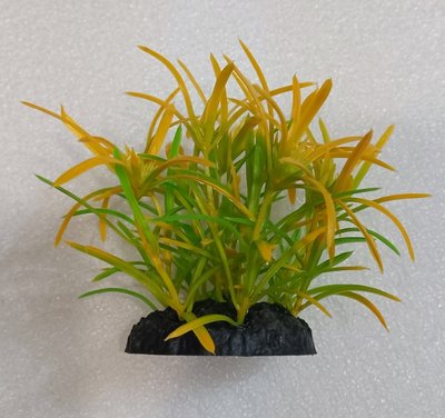 Растение пластиковое водоросли CROCI TROPICAL PLANT, Декорация для аквариума желто-зеленое 8 см A8011152 2136885433 фото