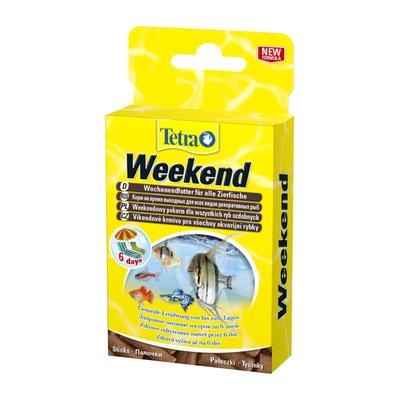 Tetra MIN Weekend палочки, корм для рыб на время отпуска до 6 дней, 20 шт 1679589677 фото