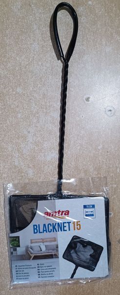 Сачок для акваріума Amtra Croci осередок 15х13 см, L-42 см чорний 2951 1975463240 фото
