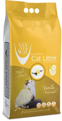 Бентонітовий наповнювач для котячого туалету Van Cat Super Premium Quality Vanilla грудкувальний (0.6-2.25 мм) Ваниль 5кг (114475) 1994378887 фото