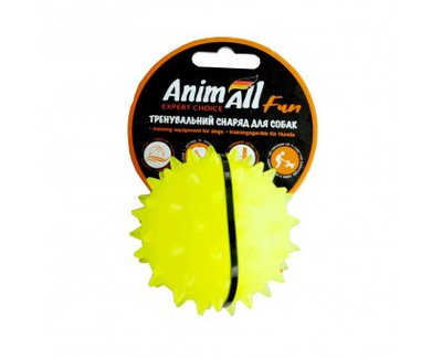 Іграшка AnimAll Fun м'яч-каштан, жовтий, 5 см 1367297200 фото