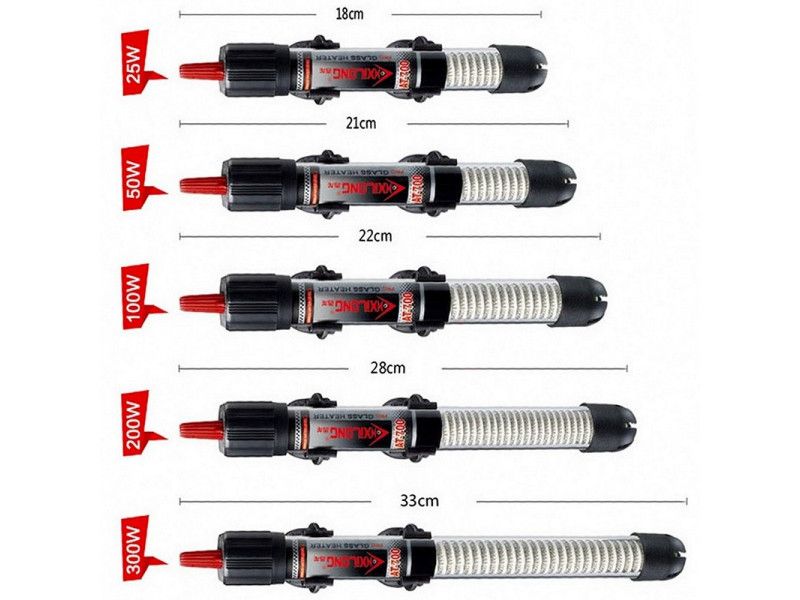 Нагрівач скляний з терморегулятором Xilong AT-700, обігрівач 25 Вт 1734381112 фото