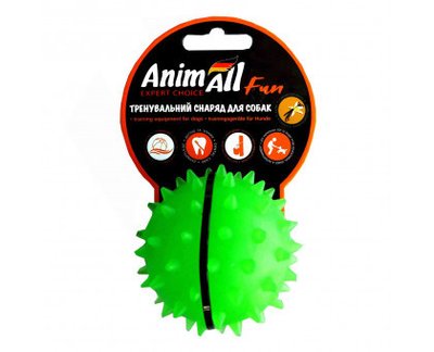 Игрушка AnimAll Fun мяч-каштан, зелёный, 5 см 1367297846 фото