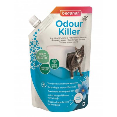 Ліквідатор запаху біологічний для котячих туалетів Beaphar Odour Killer for Cats, 400 г (*) 15234 фото