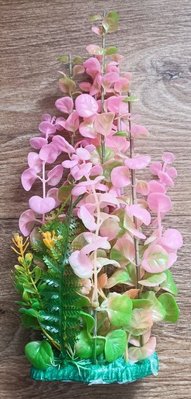Растение пластиковое водоросли М652-М674 22-25 см розовое 1783685470 фото